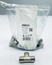 Lot of 10 FESTO NPQH-T-Q12-E-P10 Push-In T-Connector 12mm x12mm x 12mm 578384