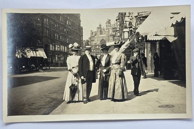 1908 Old Brompton Rd London Knightsbridge Antique Albumin Photo
