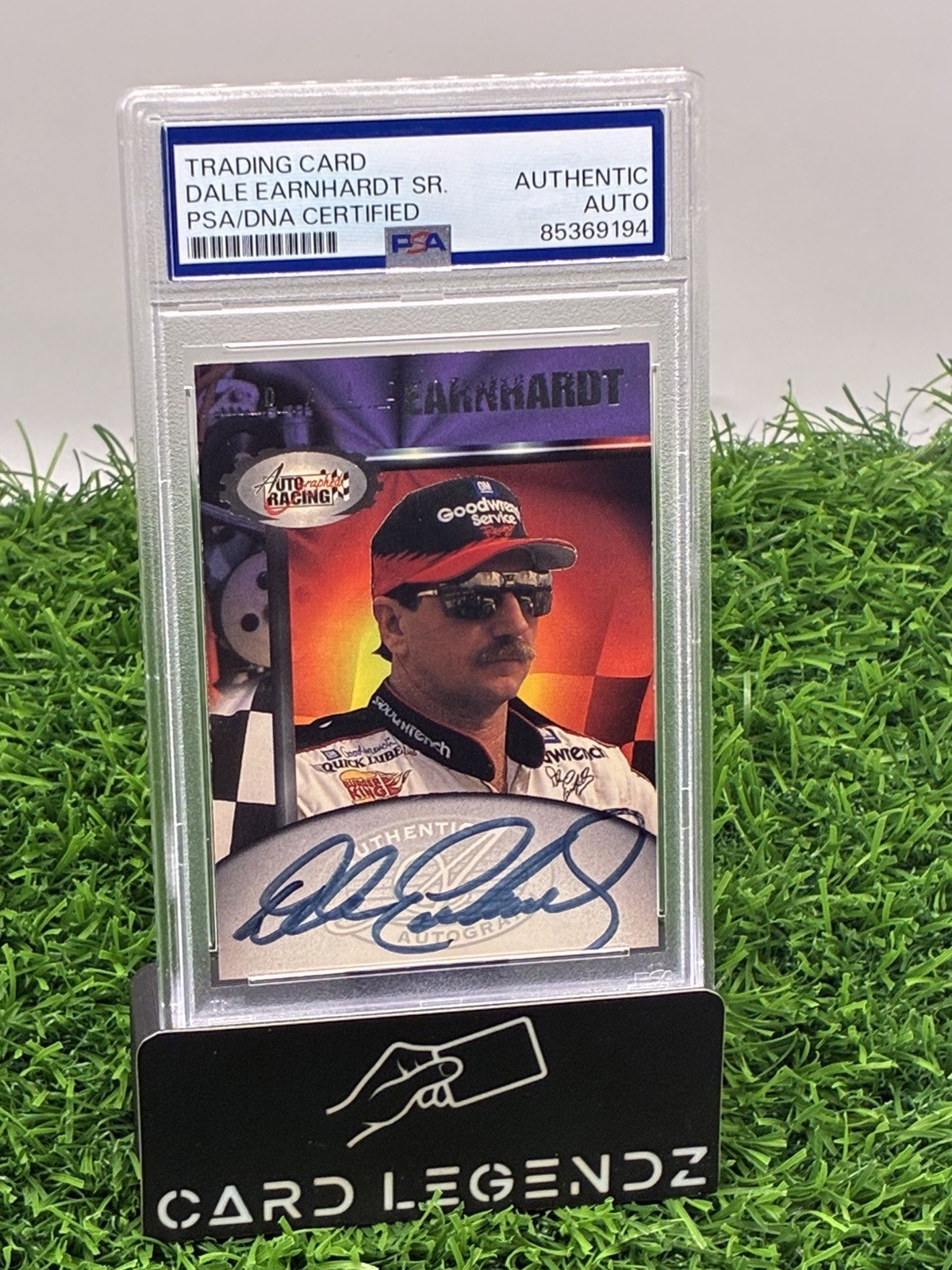 Dale Earnhardt 1997 Score Board Autographed Racing - PSA/DNA Certified Autograph