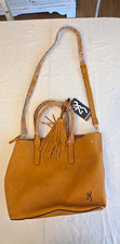 Browning Brown Satchel Top Handle Tassel Magn...