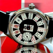 Vintage Watch Molniya Mechanical Playing Card...