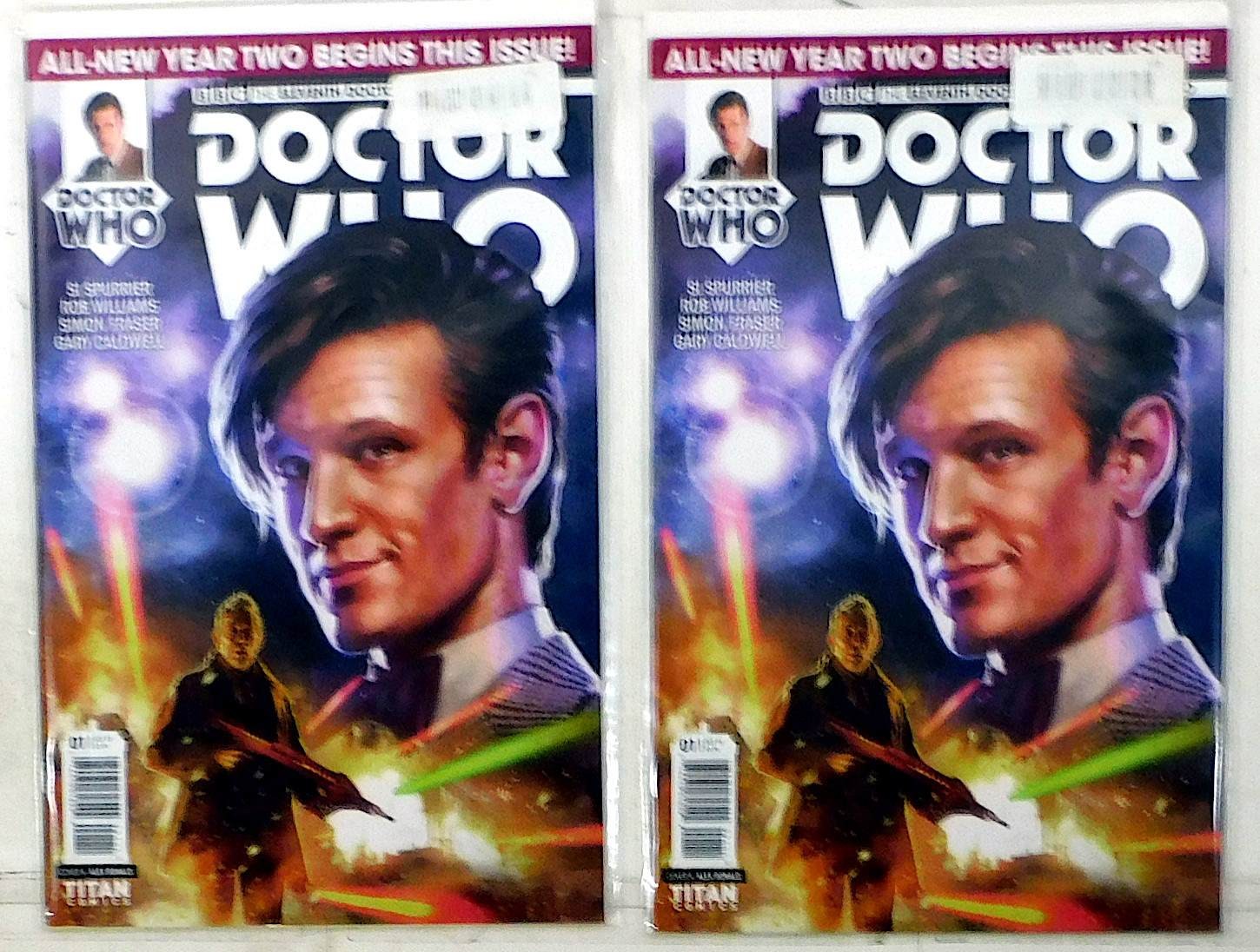 Doctor Who The Eleventh Doctor Year Two Lot of 2 #1 x2 (2015) Titan NM Comics