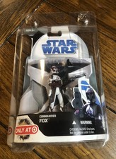 Star Wars The Clone Wars Commander Fox Target Exclusive Figure 2008 Sealed Mint