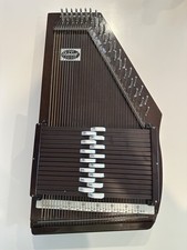 Vintage Oscar Schmidt Autoharp w/Original Box Accessories-needs Felt And Tuning