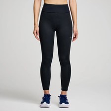 Ropa corta Saucony Fortify negra XS para mujer