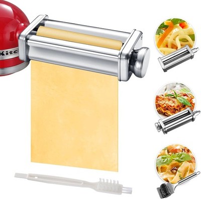 Nudelmaschine Aufsatz Set für Kitchenaid Standmixer inklusive Nudelgitter R
