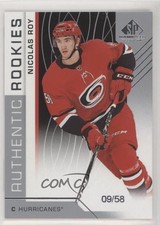 2018-19 Upper Deck SP Game Used Authentic Rookies 9/58 Nicolas Roy #127 5vt