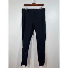 Quince Ultra Stretch Ponte Straight Leg Pant Black Petite Size L Minimalist