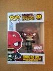 FUNKO POP ZOMBIE RED SKULL MARVEL ZOMBIES 668 COLLECTOR CORPS