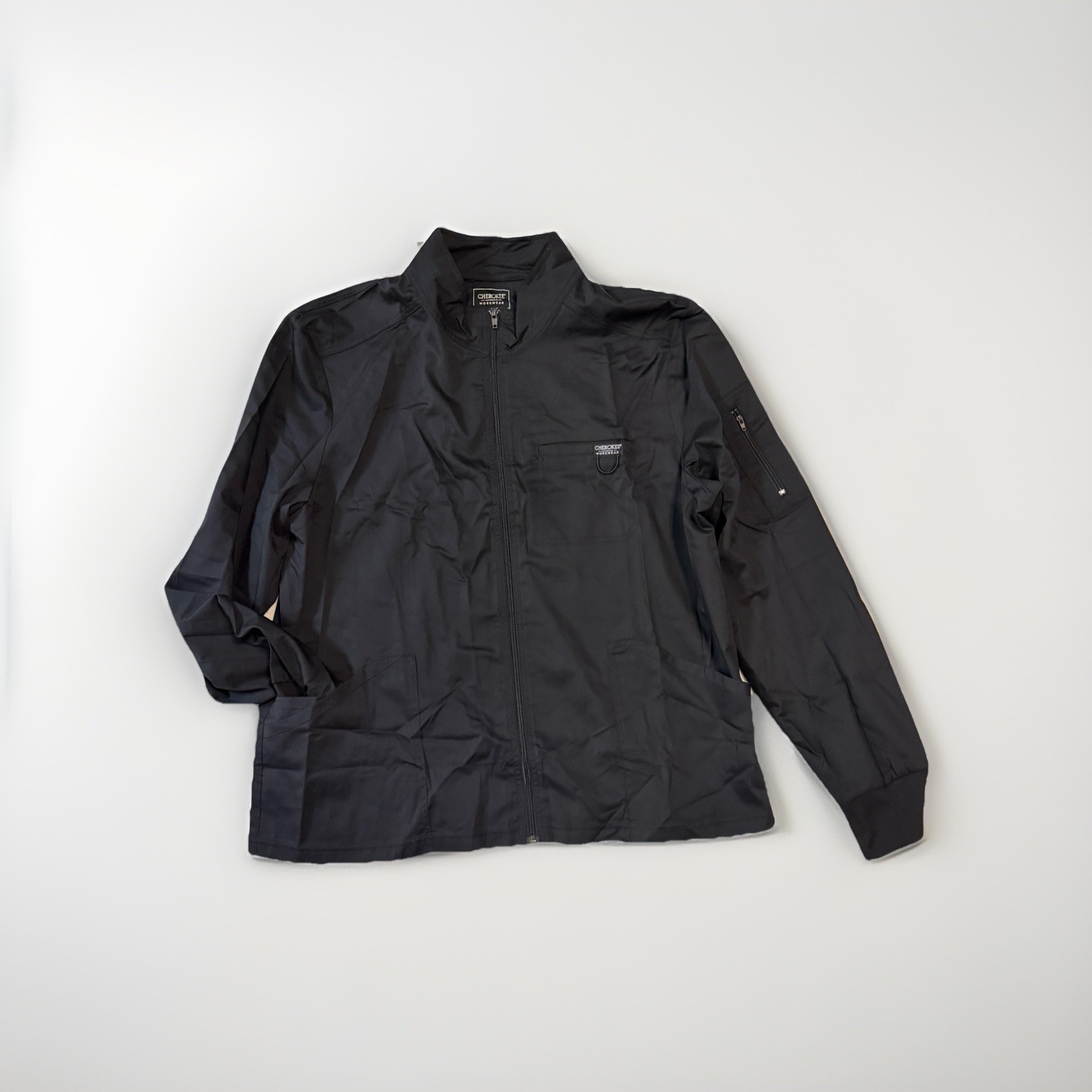 Cherokee Ultra Soft Full Zip Women&rsquo;s Scrub Jacket With Poc