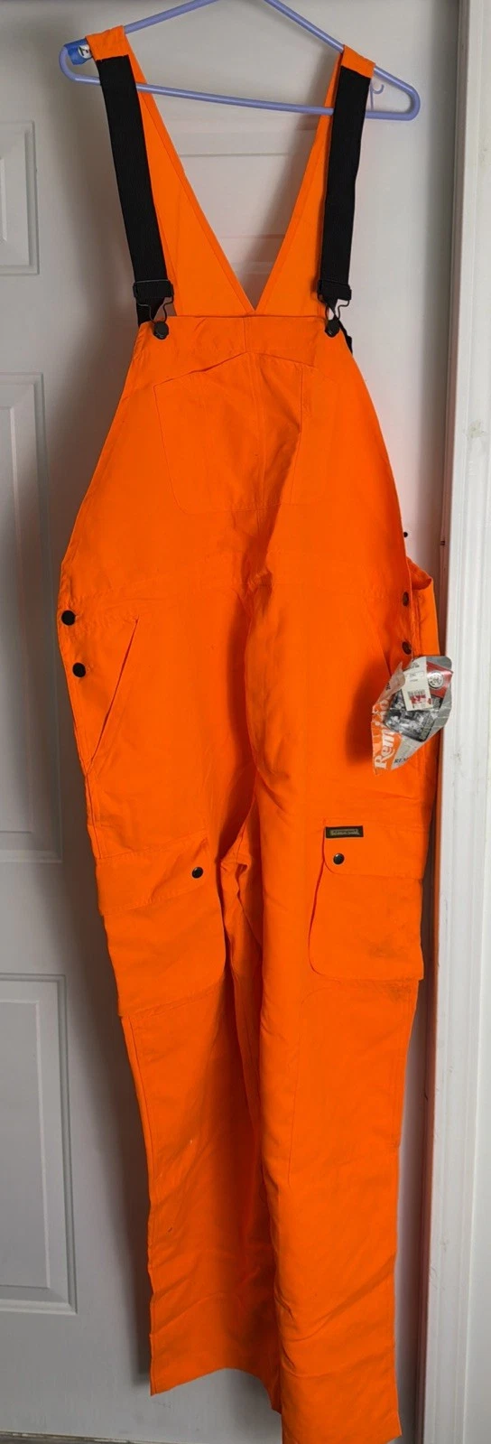 Remington Blaze Orange Hunting Bibs Men’s XXL Outdoor Safety Overalls NWT