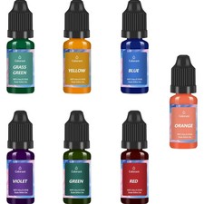 Kerzenfarbe Flüssig 7 Farben Kerzenwachs zum Gießen Paraffin Bienenwachs