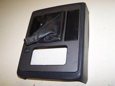 Pontiac Fiero 5spd Shifter Bezel Facia Surround Trim Brushed Aluminum Finish Pontiac Fiero 5spd Shifter Bezel Facia Surround Trim Brushed Aluminum Finish