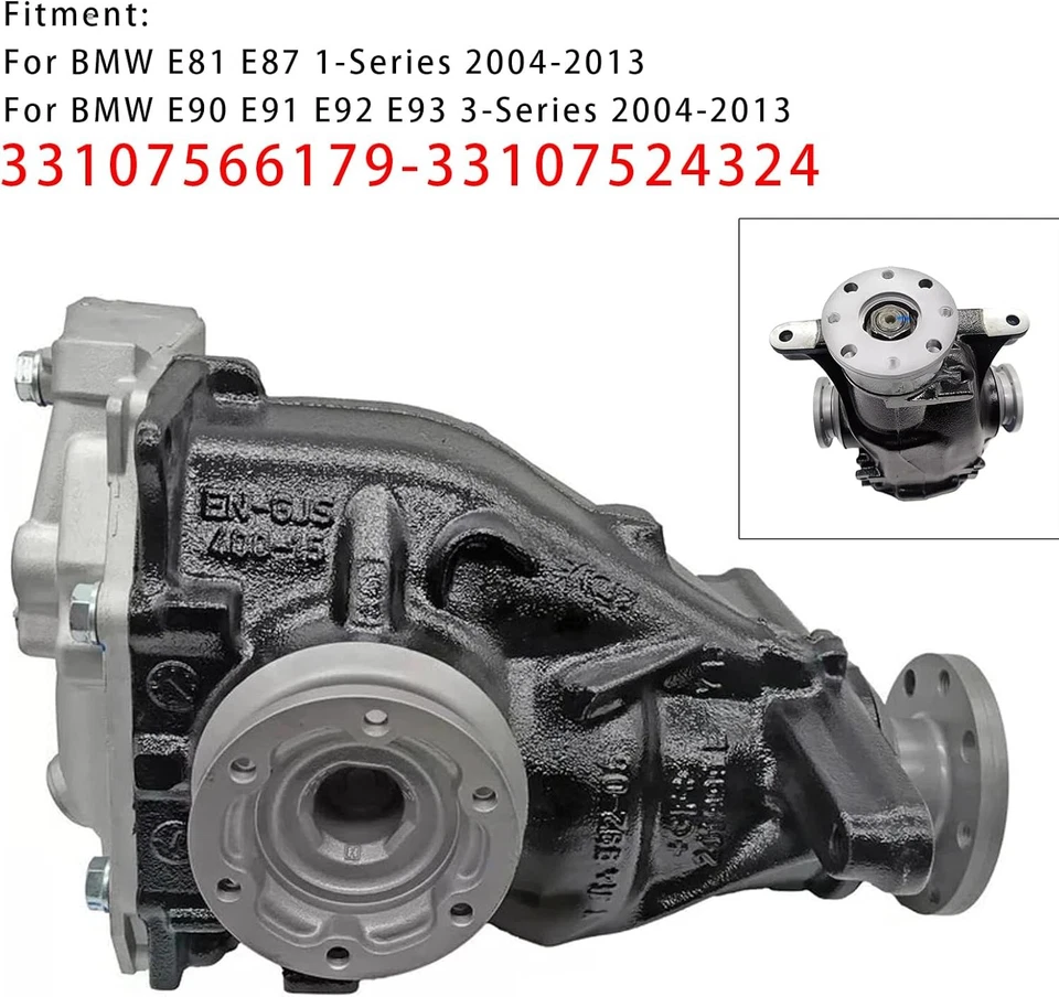 Задний дифференциал в сборе 33107524324 подходит для BMW E81 E87 E90 E91 E92 соотношение 3,73 - Изображение 3 из 4