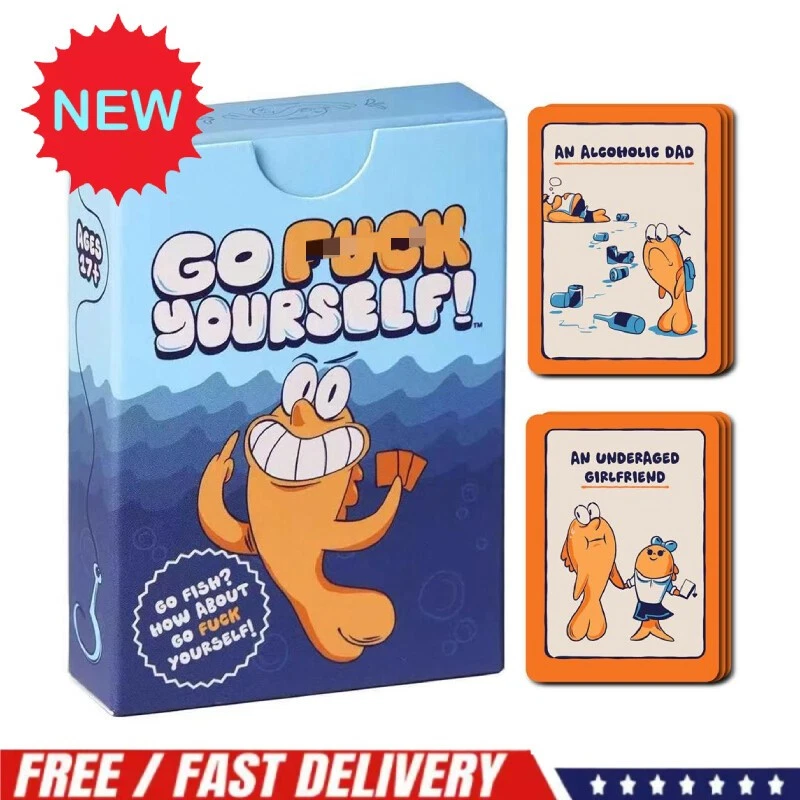 Go "F"  card game For Wild Parties Gatherin USA Stock Fast Ship - Image 2 of 4