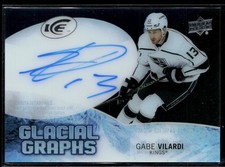 2023-24 Upper Deck Ice Glacial Graphs #GG-GV Gabe Vilardi
