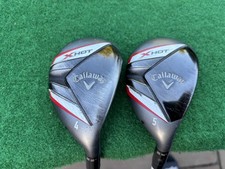 Callaway X Hot Hybrid Set 4 and 5 hybrids) Regular Flex Graphite Shafts