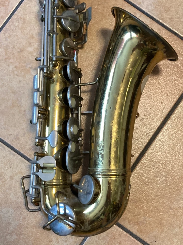 Sax Contralto C.G. Conn LTD 538169 Vintage con bocchino Rico Royal B7 -Vintage - Immagine 4 di 4