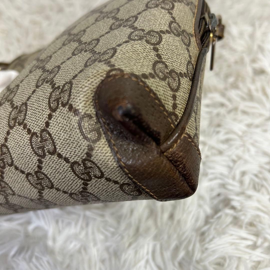 GUCCI Old Gucci Leather Interlocking Shoulder Bag… - image 13