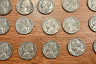 Lot of 40 circulated 1942 - P Jefferson War Nickels Condition Varies -FREE SHIP — photo 4