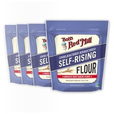 Bob’s Red Mill Self-Rising Flour - 3 lb Bag (Case of 4), 48 Ounce (Pack 4) 