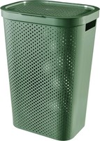Curver WäSchebehäLter WäSchekorb WäSchesammler Infinity 60L GrüN Korb
