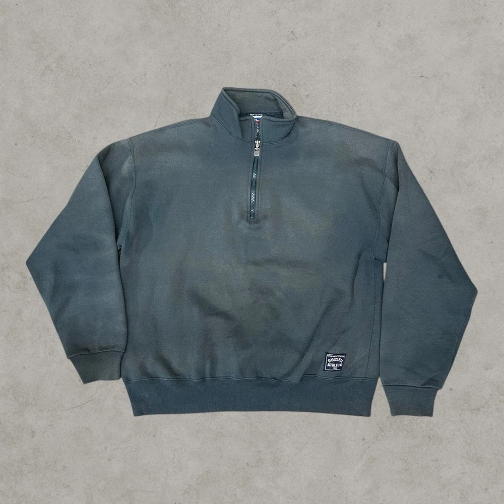 Russell Athletic Men's Hoodies & Sweatshirts 1/4 Zip Features for
