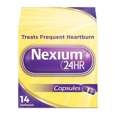 Nexium 24HR 14 Capsules Heartburn Relief with Esomeprazole Magnesium 20 mg