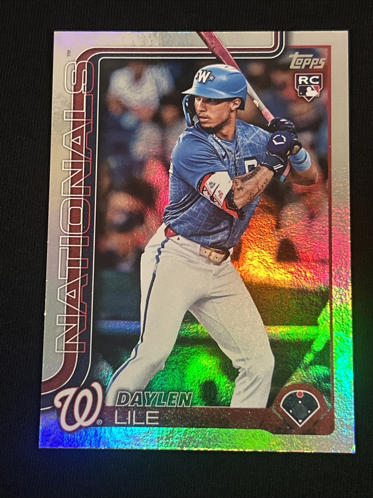2025 Topps Update - Daylen Lile - Rainbow Foil Rookie #US172 RC