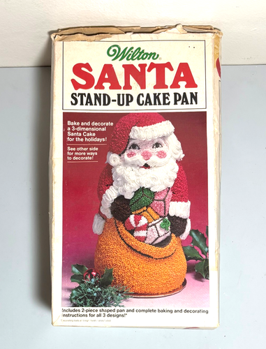 WILTON CHRISTMAS, SANTA STAND-UP CAKE PAN, 502-6007, 1985 - Picture 2 of 4