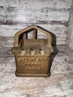 Vintage brass Stockland Hydro Scoop Advertising Ashtray Construction Equipment