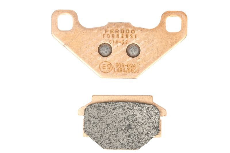Hintere Bremsbeläge SUZUKI LT-A 500 FK2 Vinson 2003-2007 Ferodo FDB828ST, 2 Stk - Bild 2