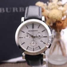 UPC 822138009676 product image for BURBERRY BU1361 Chronograph Quartz White Dial Analog Men's Watch | upcitemdb.com
