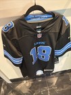 Detroit Lions Isaac Teslaa #18 Jersey Men's Small Black Nike Baseball Motor City — photo 5