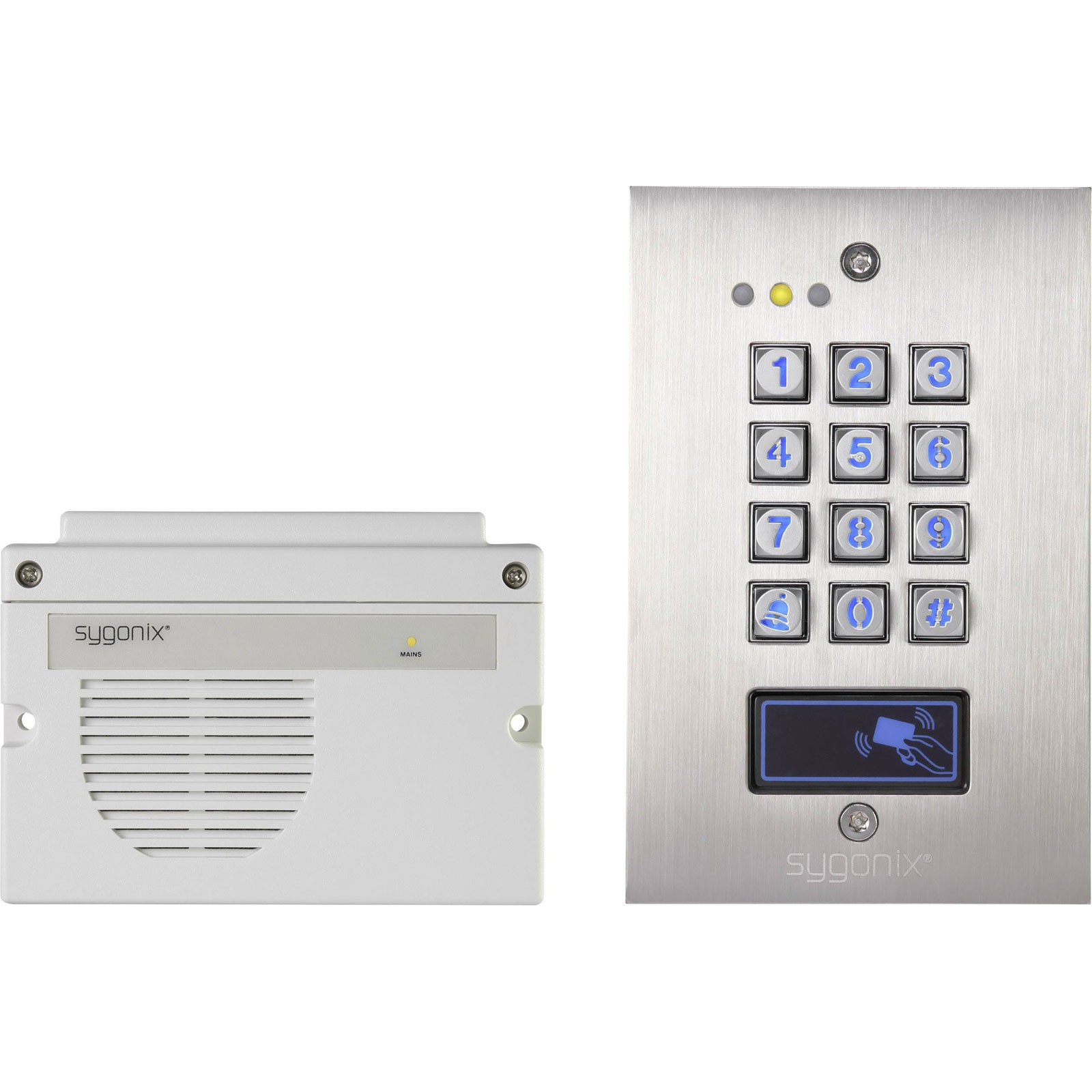 Sygonix code lock Flush Mount IP66 with backlit keypad