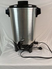 Urna de café eléctrica West Bend 12-30 tazas probada funciona. Dispensador Percolador