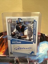 Jameson Williams 2025 Donruss Signature Marks Auto SM-JWS