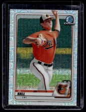 2020 Bowman Chrome Prospects Mojo D.L. Hall RC Baltimore Orioles