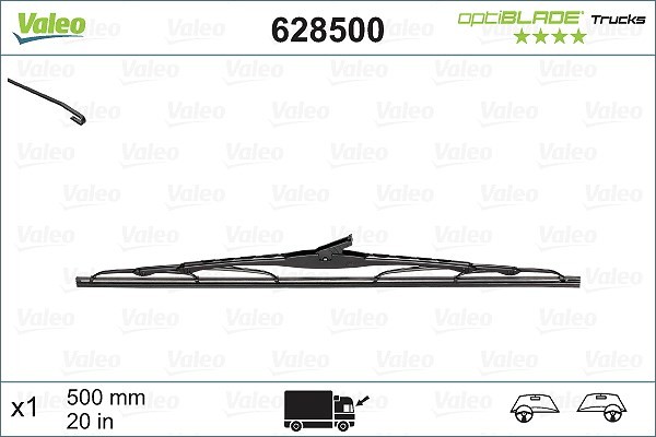 Valeo Wischblatt Beifahrerseitig, Fahrerseitig U.A. FüR Renault, VW-image