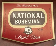 National Brewing Co of Baltimore MD NATIONAL BOHEMIAN Mr. Boh Beer Label