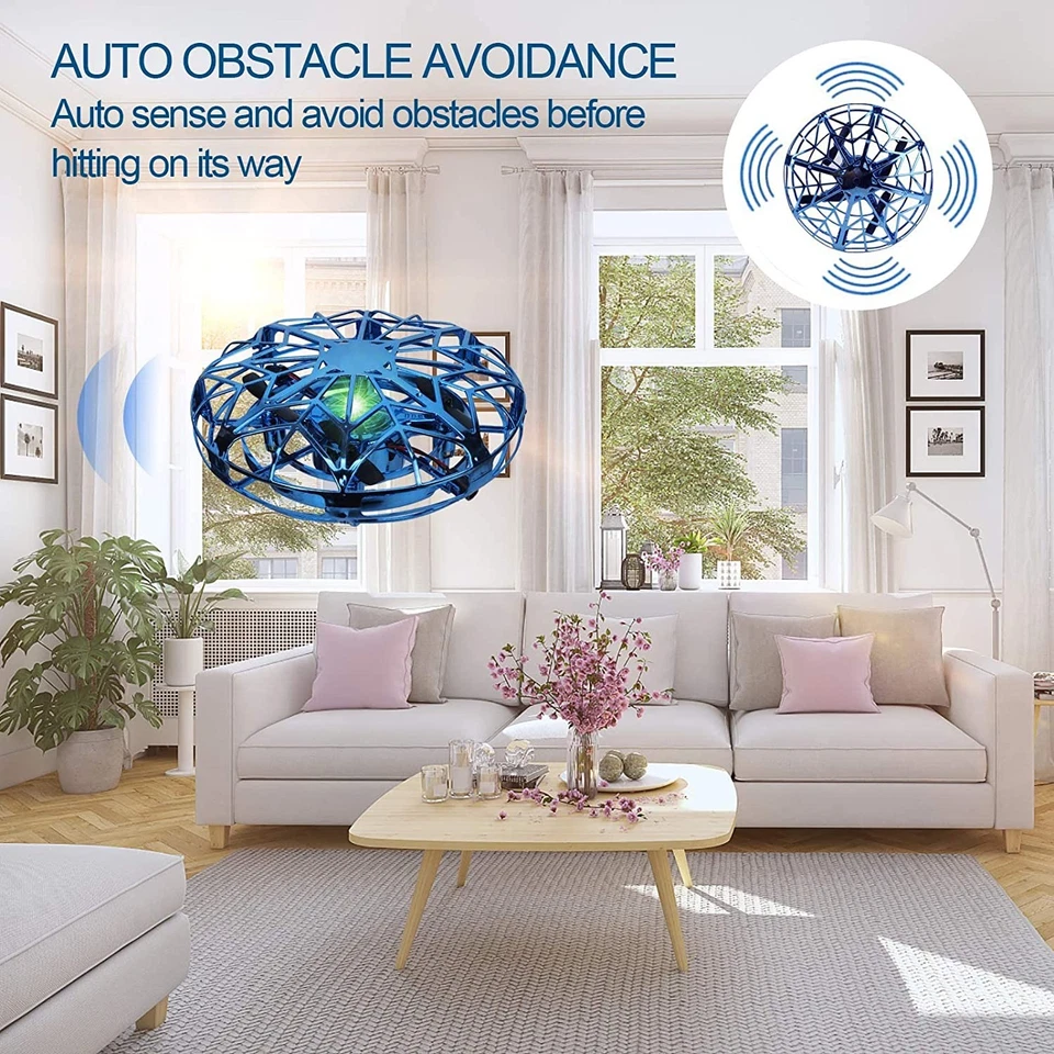 UFO für Kinder Anfänger Mini Drohne Hand Induktions Quadrocopter Drone Spielzeug - Bild 2 von 4