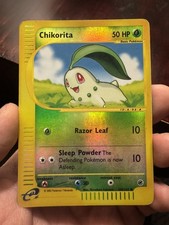 Pokémon TCG Chikorita 100/165 Expedition Base Set Reverse Holo 2002 - Near Mint on eBay