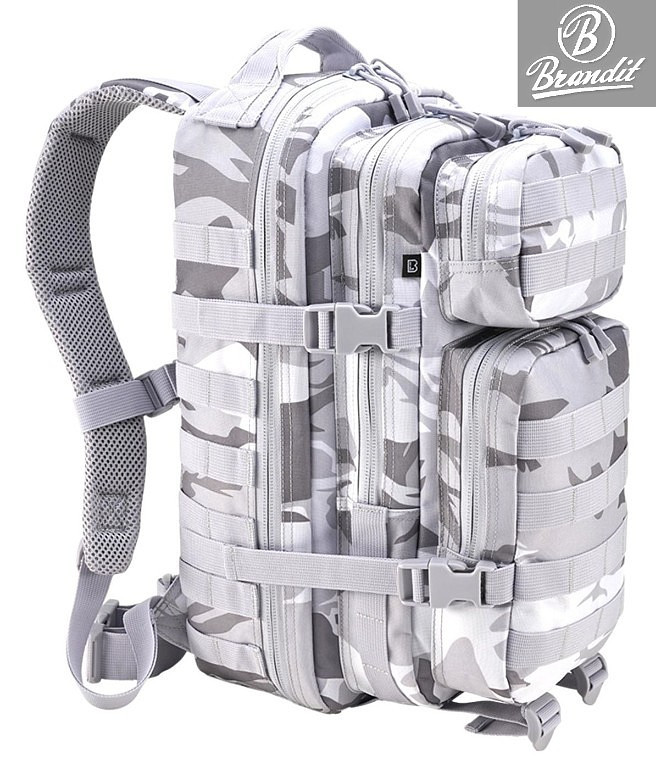 Brandit Rucksack Medium US Cooper 25-30 L Neu Outdoor Backpack Blizzard Camo