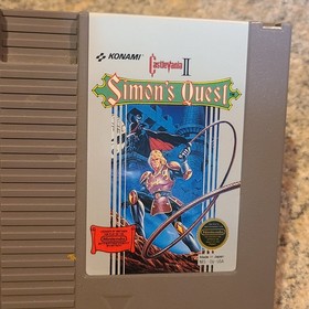 Castlevania II Simon's Quest (Nintendo NES, 1987) Authentic Cart (H3)