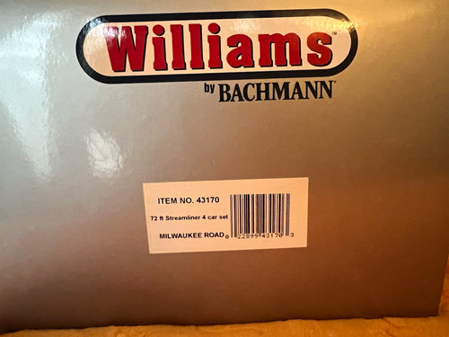 Juego de luces Williams by Bachmann calibre O Milwaukee Road Streamliner 4 autos 43170 | Condition: New