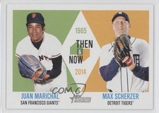 2014 Topps Heritage Then & Now Juan Marichal Max Scherzer #TAN-MS HOF 4t5