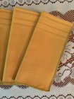 Harvest Gold Fabric Cloth Dinner Napkins Set of 5 All Occasion 17” X 16” — photo 2