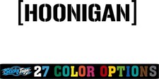 Hoonigan Jdm Funny Vinyl Decal Sticker Car Truck Window