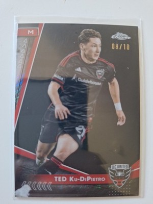 2024 Topps Chrome MLS - Ted Ku-DiPietro #21 Black Refractor /10 D.C. UNITED