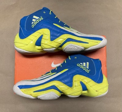 Size 14 - Adidas Real Deal Blue Lime Rare!